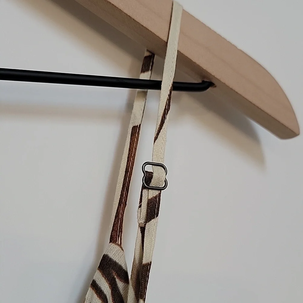 REISS | Rosie Animal Print Faux Wrap Style Dress - Picture 7 of 16